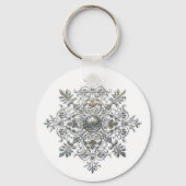 Silver Snowflake Sleutelhanger (Voorkant)