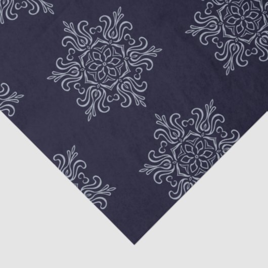  Silver Snowflake Tissuepapier (Detail)