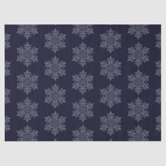  Silver Snowflake Tissuepapier (Voorkant)