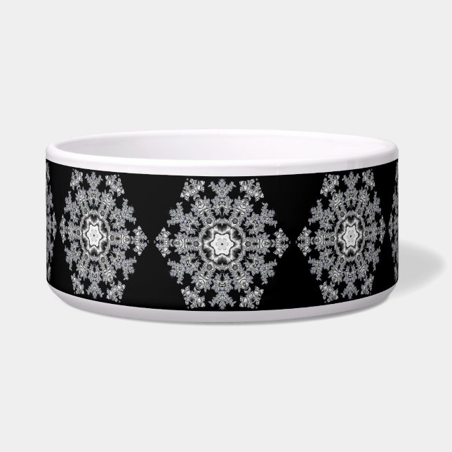 Silver Snowflake Voerbakje (Voorkant)