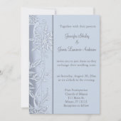 Silver Snowflake Weddenschap Kaart (Voorkant)