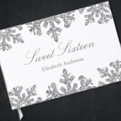 Silver Snowflake Winter Sweet 16 Gastenboek