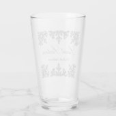 Silver Snowflake Winter Sweet 16 Glas (Achterkant)