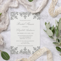 Silver Snowflake Winter Vrijgezellenfeest