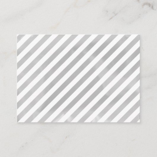 Silver Snowflakes Baby shower Advies Kaarten (Achterkant)