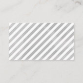 Silver Snowflakes Baby shower Diaper Raffle Ticket Informatiekaartje (Achterkant)