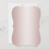 Silver Snowflakes Crystals Blue Pearl Pink Weddens Kaart (Achterkant)