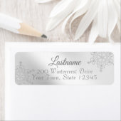 Silver Snowflakes Etiket (Insitu)