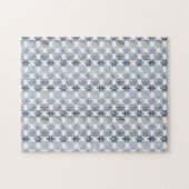 Silver Snowflakes Jigzaag Puzzle Legpuzzel (Horizontaal)