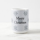 Silver Snowflakes kerst Koffiemok (Center)