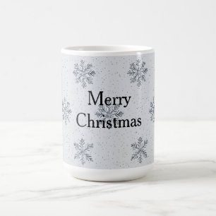 Silver Snowflakes kerst Koffiemok