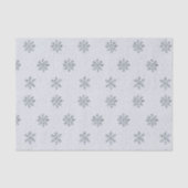 Silver Snowflakes kerst Tissuepapier (Voorkant)