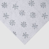 Silver Snowflakes kerst Tissuepapier (Detail)