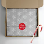 Silver Snowflakes kerst Tissuepapier