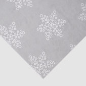 Silver Snowflakes kerst Tissuepapier (Detail)