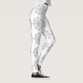 Silver Snowflakes-Leggings Leggings (Rechts)