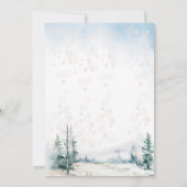 Silver Snowflakes Snow verliefd op Vrijgezellenfee Kaart (Achterkant)