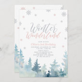Silver Snowflakes Winter Wonderland 3rd Birthday Kaart (Voorkant / Achterkant)