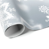 Silver Snowflakes Wrapppapier Cadeaupapier (Rol Hoek)