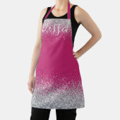 Silver & Sorbet Pink Glam Glitter & Blessed Schort (Insitu)