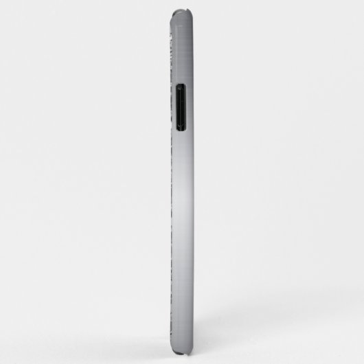 Silver Sparkle Bling Handgeschreven op maat Case-Mate iPhone Case (Achterkant/rechts)