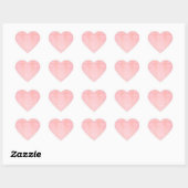 Silver Sparkle Crystal roze SJABLOON tekst toevoeg Hart Sticker (Vel)