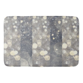 Silver Sparkle Glitter Glamor Glam Modern Trendy Badmat