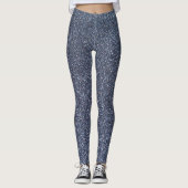 Silver Sparkle Glitter Leggings (Voorkant)