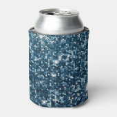Silver Sparkle: Glitterende Sequin Dreams Blikjeskoeler (Blikje Voorkant)