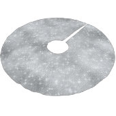 Silver Sparkle Kerstboom Rok (Gekanteld)