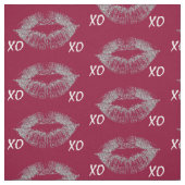 Silver Sparkle Lips XOXO Stof (Swatch)
