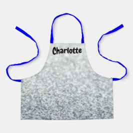 Silver Sparkle Look Blauw Strings Meisje Diva Styl Schort