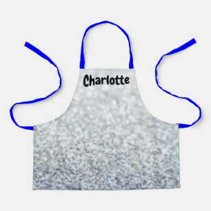 Silver Sparkle Look Blauw Strings Meisje Diva Styl Schort