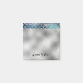 Silver Sparkle Mermaid Post-it® Notes