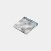 Silver Sparkle Mermaid Post-it® Notes (Schuin)
