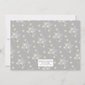 Silver Sparkle Merry-Wenskaart voor kerstmis Kaart (Achterkant)