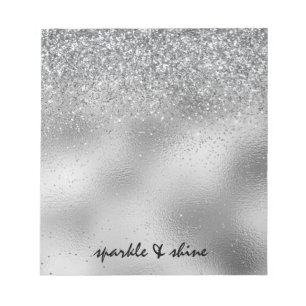 Silver Sparkle Notitieblok