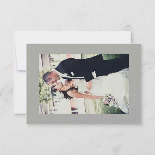 Silver Sparkle Photo Weddenschap Hartelijk dank Bedankkaart (Achterkant)