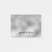Silver Sparkle Post-it® Notes (Voorkant)