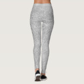 Silver Sparkle Shimmery-Leggings Leggings (Achterkant)