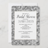 Silver Sparkle Vrijgezellenfeest Kaart (Voorkant)