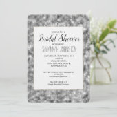 Silver Sparkle Vrijgezellenfeest Kaart (Staand voorkant)