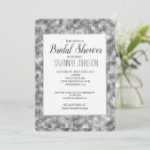 Silver Sparkle Vrijgezellenfeest Kaart (Staand voorkant)