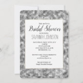 Silver Sparkle Vrijgezellenfeest Kaart (Voorkant)