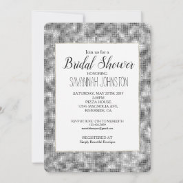 Silver Sparkle Vrijgezellenfeest Kaart