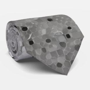 Silver Sparkling Sequin Stropdas Shiny Necktie