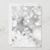 Silver Sparkly, Black Kerstboom en Gifts Kaart (Achterkant)