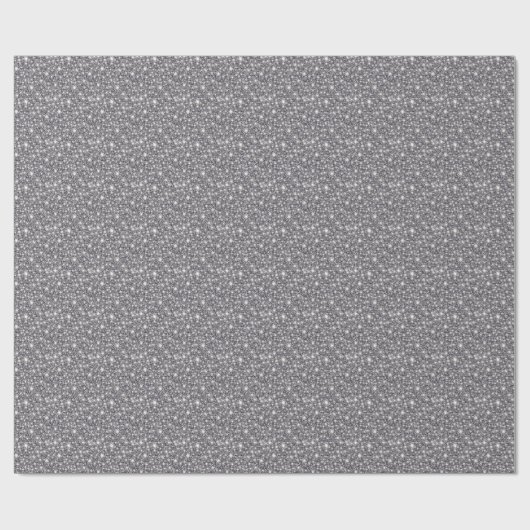 Silver Sparkly Glittery Vibrant Cadeaupapier (Vlak)
