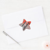 Silver Sparkly je bent uitstekend Ster Sticker (Envelop)