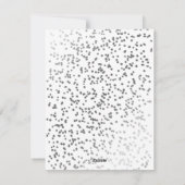 Silver Sparkly Photo Merry Kerstry Feestdagenkaart (Achterkant)